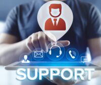Der Support-Bereich der ameax Unternehmenssoftware